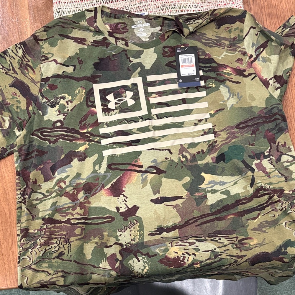 Under Armour Camouflage Tee with Logo